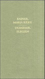 Rainer Maria Rilke: Duineser Elegien. (German language, 1989, Insel, Frankfurt)