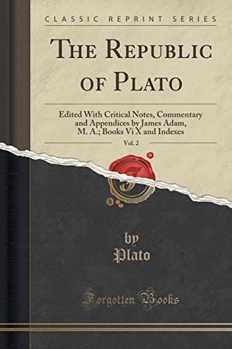 Plato: The Republic of Plato, Vol. 2 (2016)