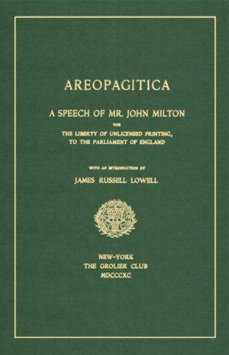 John Milton: Areopagitica (Hardcover, 2006, Lawbook Exchange)