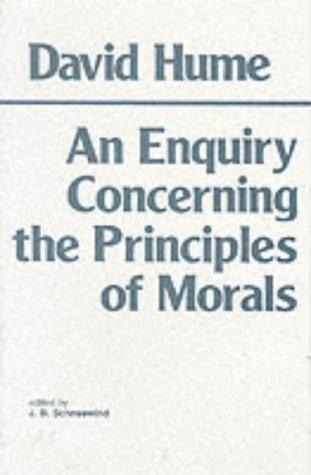 David Hume: An enquiry concerning the principles of morals (1983, Hackett Pub. Co.)