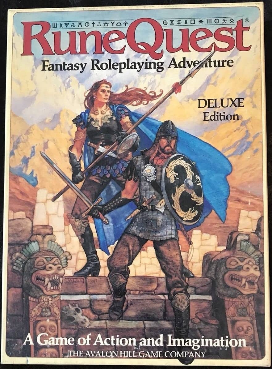 Steve Perrin, Greg Stafford: RuneQuest Deluxe Edition (Paperback, 1992, Avalon Hill, Chaosium Inc.)