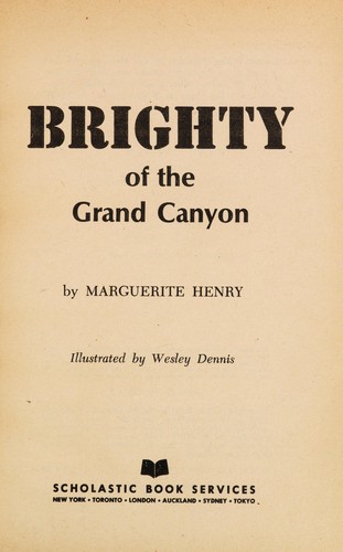 Marguerite Henry: Brighty of the grand canyon (1992, Scholastic (Us))