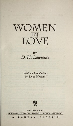 D. H. Lawrence, D. H. Lawrence: Women in love (1996, Bantam Books)