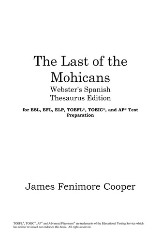 James Fenimore Cooper, James Fenimore Cooper: The last of the Mohicans (EBook, 2005, ICON Classics)