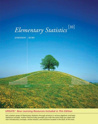 Patricia J. Kuby, Robert R. Johnson: Elementary Statistics, Enhanced Reviewed Edition (Hardcover, 2007, Duxbury Press)