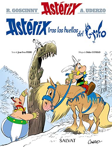 René Goscinny, Jean-Yves Ferri, Didier Conrad, Xavier Senín, Isabel Soto, Alejandro Tobar, Albert Uderzo: Astérix tras las huellas del grifo (Hardcover, 2021, Editorial Bruño)