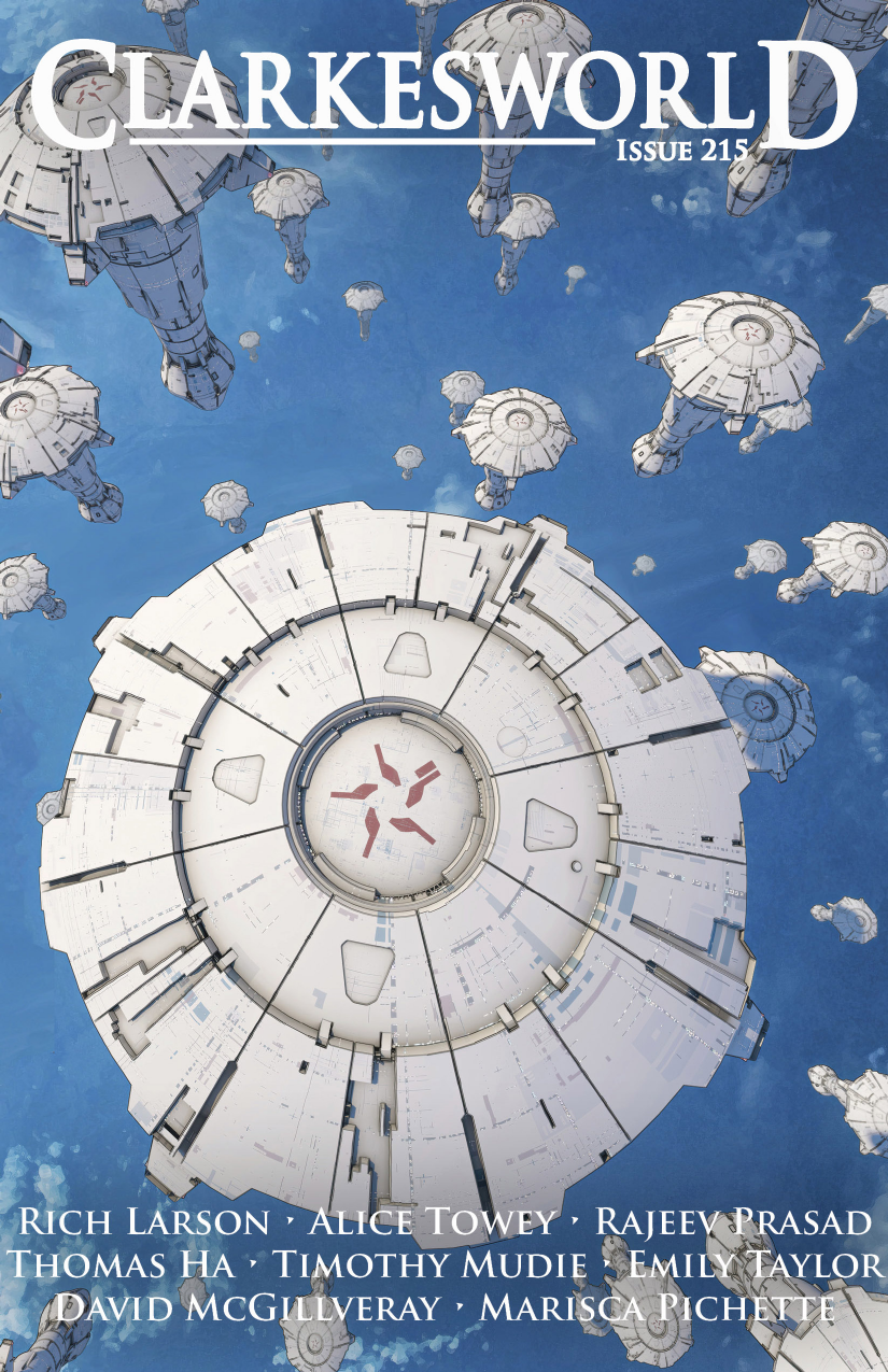 Neil Clarke, Rich Larson, Emily Taylor, Wole Talabi, Alice Towey, Timothy Mudie, Rajeev Prasad, Marisca Pichette, David McGillveray, Arley Sorg, Thomas Ha: Clarkesworld, Issue 215 (EBook, 2024)