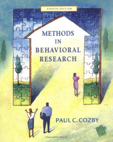 Paul C. Cozby, Paul Cozby: Methods in Behavioral Research with PowerWeb (Paperback, 2003, McGraw-Hill Humanities/Social Sciences/Languages)
