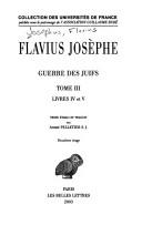 Flavius Josephus: Guerre des juifs (French language, 1982, Belles Lettres)