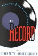 Simon Frith: On Record (Paperback, 1990, Pantheon)