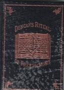 Malcolm C. Duncan: Duncan's Masonic Ritual and Monitor (Hardcover, 1986, Crown)
