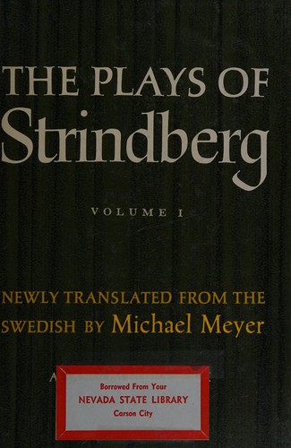 August Strindberg: Plays (1964, Random House)