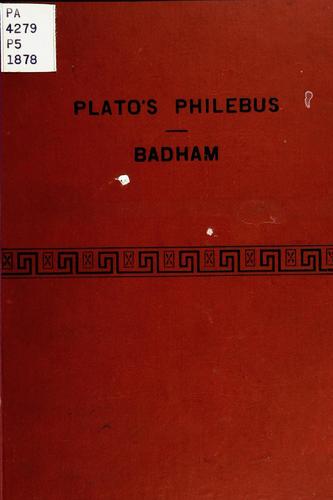 Platone: The philebus of Plato (1878, Williams and Norgate)