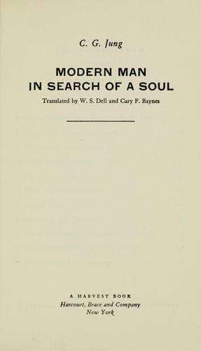 Carl Jung: Modern Man in Search of a Soul (1950, Harcourt)