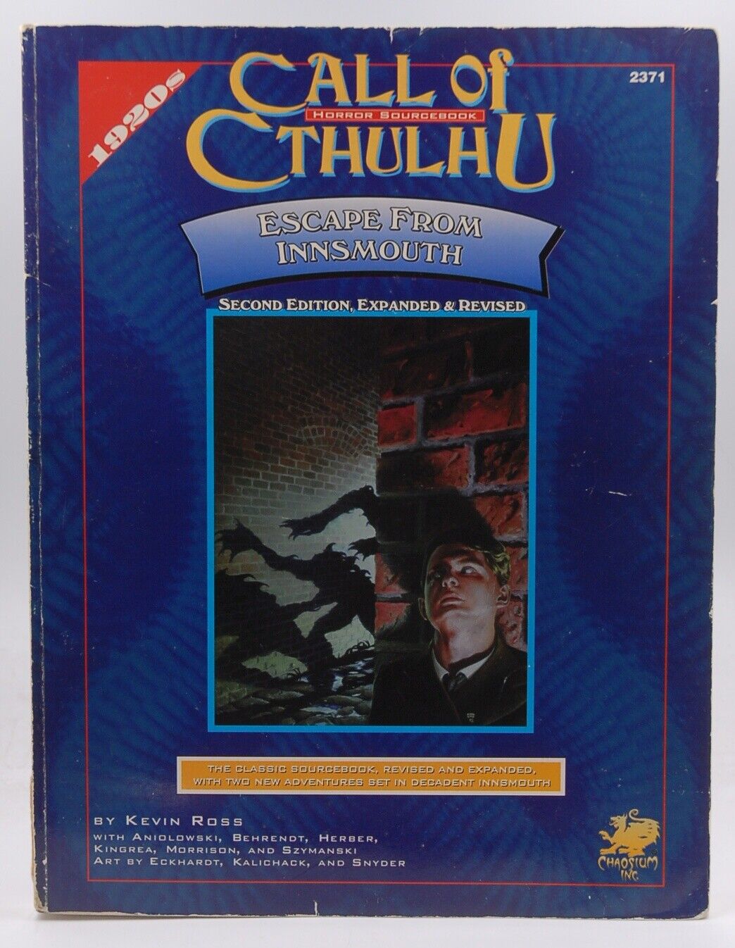 Kevin A. Ross: Escape From Innsmouth (Call of Cthulhu Horror Roleplaying, 1920s) (Paperback, 1992, Chaosium inc.)