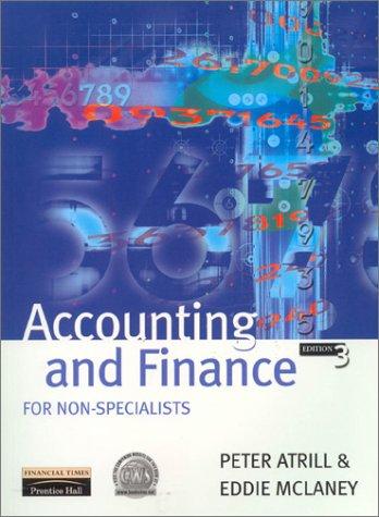 Peter Atrill: Accounting and finance for non-specialists (2000, Financial Times)