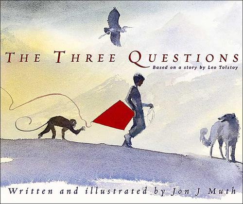 Jon J Muth: Three Questions (2002, Scholastic)