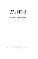 Dorothy Scarborough: The wind (1979, University of Texas Press)