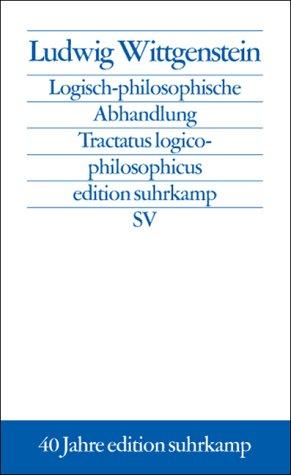 Ludwig Wittgenstein: Tractatus logico-philosophicus. Sonderausgabe. (Paperback, German language, 2003, Suhrkamp)