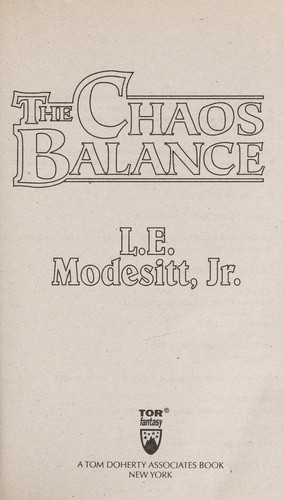 L. E. Modesitt Jr.: The Chaos balance (1998, Tor)