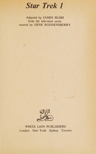 James Blish: Star Trek (1974, White Lion Publishers)