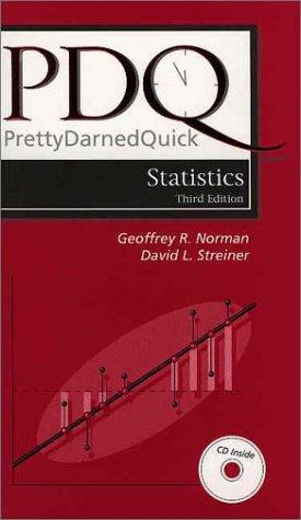 Geoffrey R. Norman: PDQ statistics (2003, B.C. Decker)