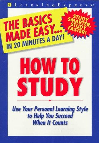 Gail Wood: How to study (Paperback, 1997, LearningExpress)
