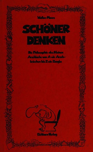 Walter Moers: Schöner denken (Hardcover, German language, 1996, Eichborn)