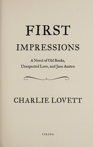 Charles C. Lovett: First impressions (2014)
