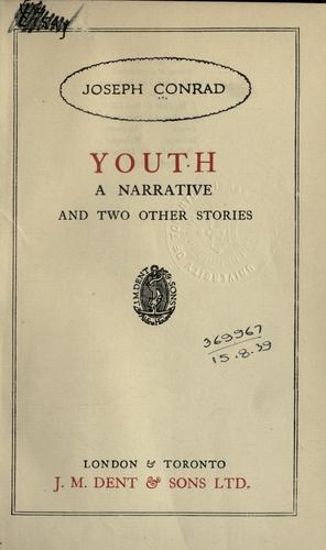 Joseph Conrad: Youth, a narrative (1923, Dent)