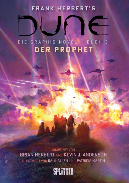 Frank Herbert, Kevin J. Anderson, Bill Sienkiewicz, Brian Herbert, Raúl Allén, Katrin Aust, Patricia Martin: Dune 3 (Hardcover, deutsch language, Splitter)