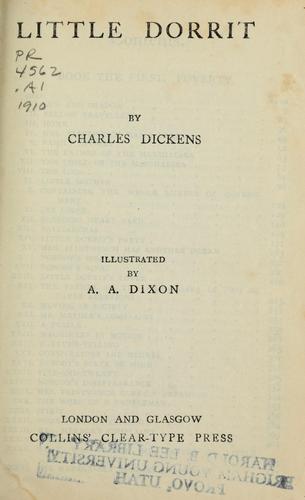 Nancy Holder: Little Dorrit (1910, Collins Clear-Type Press)
