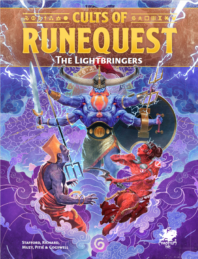 Jeff Richard, Greg Stafford: Cults of RuneQuest: The Lightbringers (Hardcover, Chaosium)