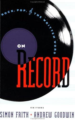 Simon Frith: On Record (EBook, 2006, Routledge)