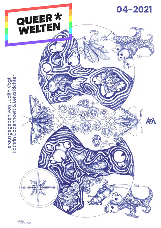 Judith C. Vogt, Jascha Ezra Urbach, Jasper Nicolaisen, Lena Richter, Katrin Dodenhoeft, Teresa Teske, Tristan Lánstad, Elea Brandt: Queer*Welten: 04-2021 (Deutsch language, 2021, Ach je Verlag)