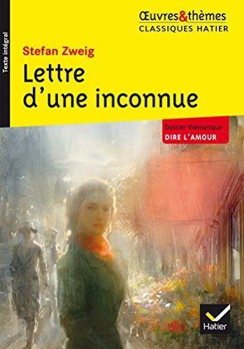 Stefan Zweig: Lettre d'une inconnue (French language, 2016)
