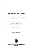 Uriel Weinreich: College Yiddish (Hardcover, 1979, Yivo Institute for Jewish Research)