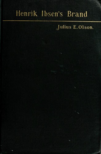 Henrik Ibsen: Brand (Norwegian language, 1908, Anderson)