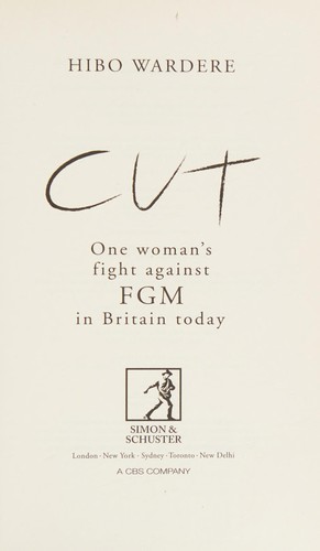 Hibo Wardere: Cut (2016, Simon & Schuster)