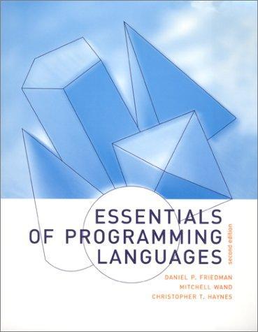 Essentials of programming languages (2001)