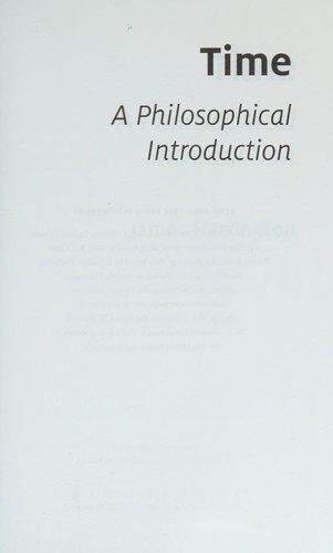 James Harrington: Time (2015, Bloomsbury Publishing Plc, Bloomsbury Academic)