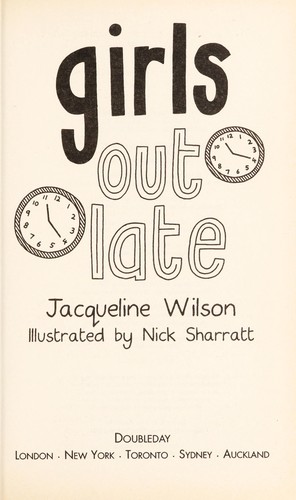 Jacqueline Wilson: Girls out late (Paperback, 1999, Doubleday)