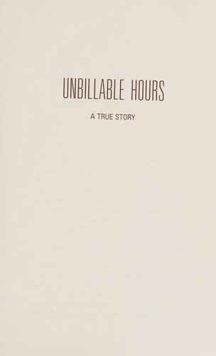 Ian Graham: Unbillable hours (2010, Electric Avenue Publishing)