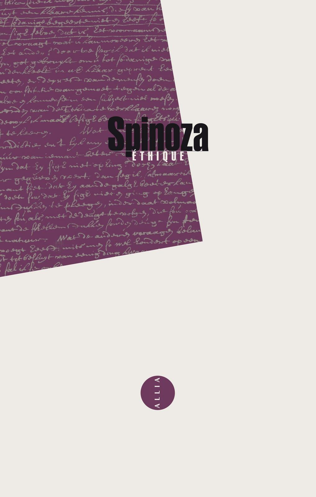 Benedictus de Spinoza: Ethique (French language, Éditions Allia)