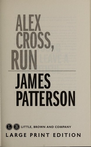 James Patterson: Alex Cross, run (2013)