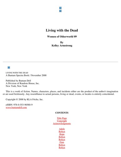 Kelley Armstrong: Living with the dead (2008, Bantam Books)