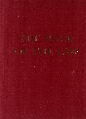 Aleister Crowley, Aiwass: Book of the Law (1987)