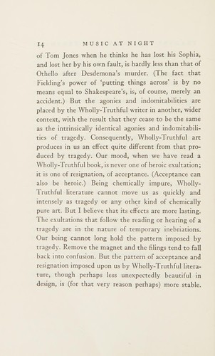 Aldous Huxley: Music at night (1970, Books for Libraries Press)