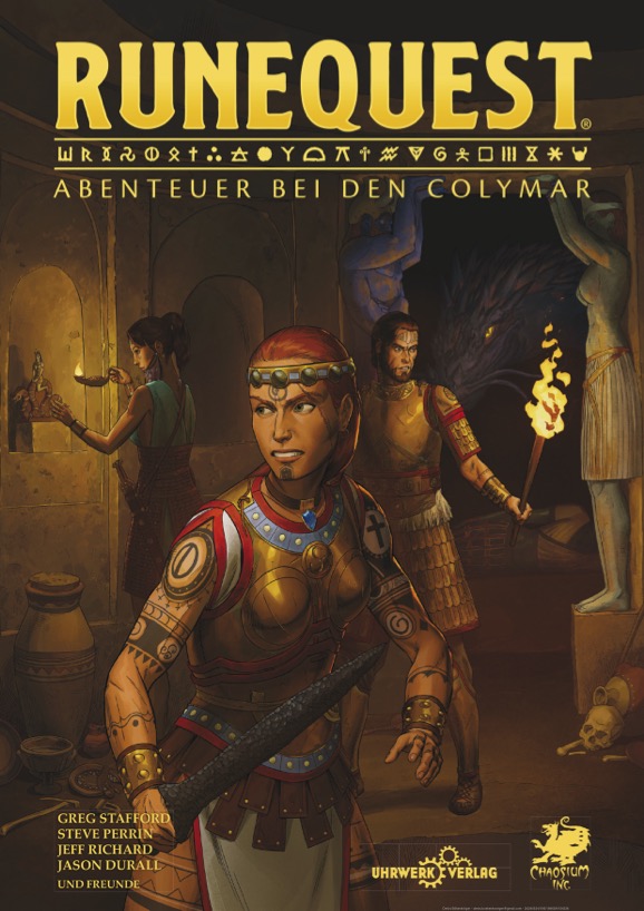 Greg Stafford, Jason Durall, Jeff Richard: RuneQuest - Rollenspiel in Glorantha: Spielleiterschirm-Set (Deutsch language, Uhrwerk Verlag)