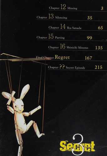 Yoshiki Tonogai: Secret (2015, Yen Press)